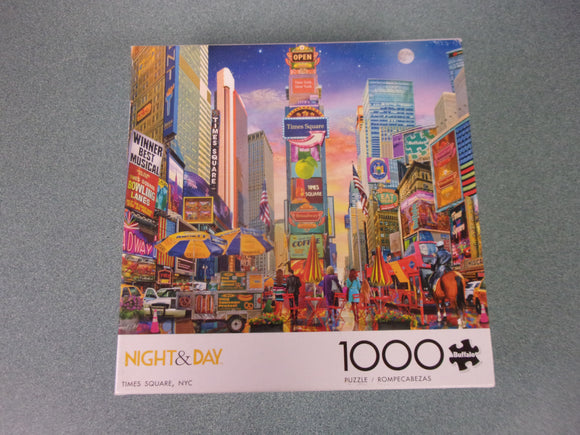 Times Square, NYC Night & Day Buffalo Puzzle (1000 Pieces)