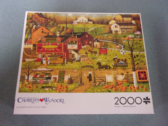 Blackbirds Roost At Mill Creek Charles Wysocki Puzzle (2000 Pieces)