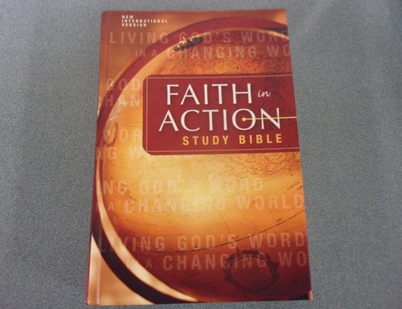Faith in Action Study Bible by Zondervan (HC)*Clean copy - no writing or personal inscriptions.