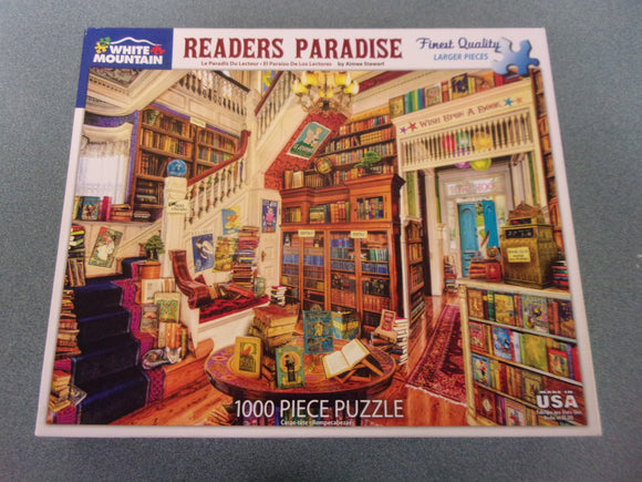 Readers Paradise White Mountain Puzzle (1000 Pieces)