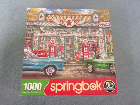 Fred's Service Station Springbok Puzzle (1000 Pieces)