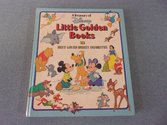 A Treasury of Disney Little Golden Books: 22 Best Loved Disney Favorites by Golden Books (HC)