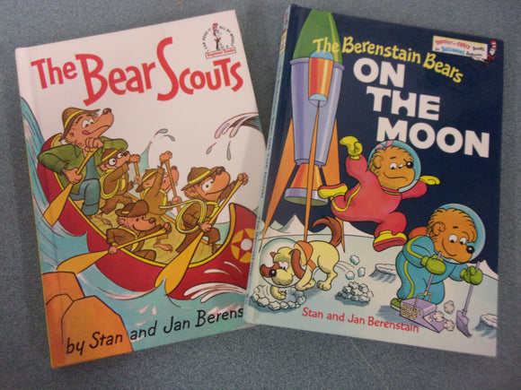 The Berenstain Bears: The Bear Scouts & On The Moon by Stan and Jan Berenstain (HC)