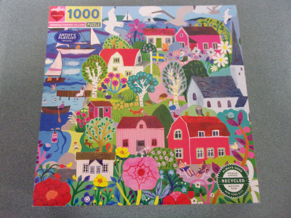 Swedish Fishing Village Puzzle (1000 Pieces)
