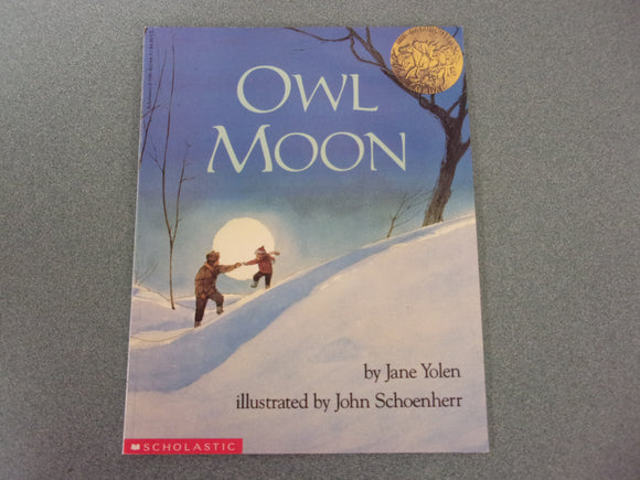 Owl Moon by Jane Yolen (Paperback)** This copy has names written across the inside cover.***