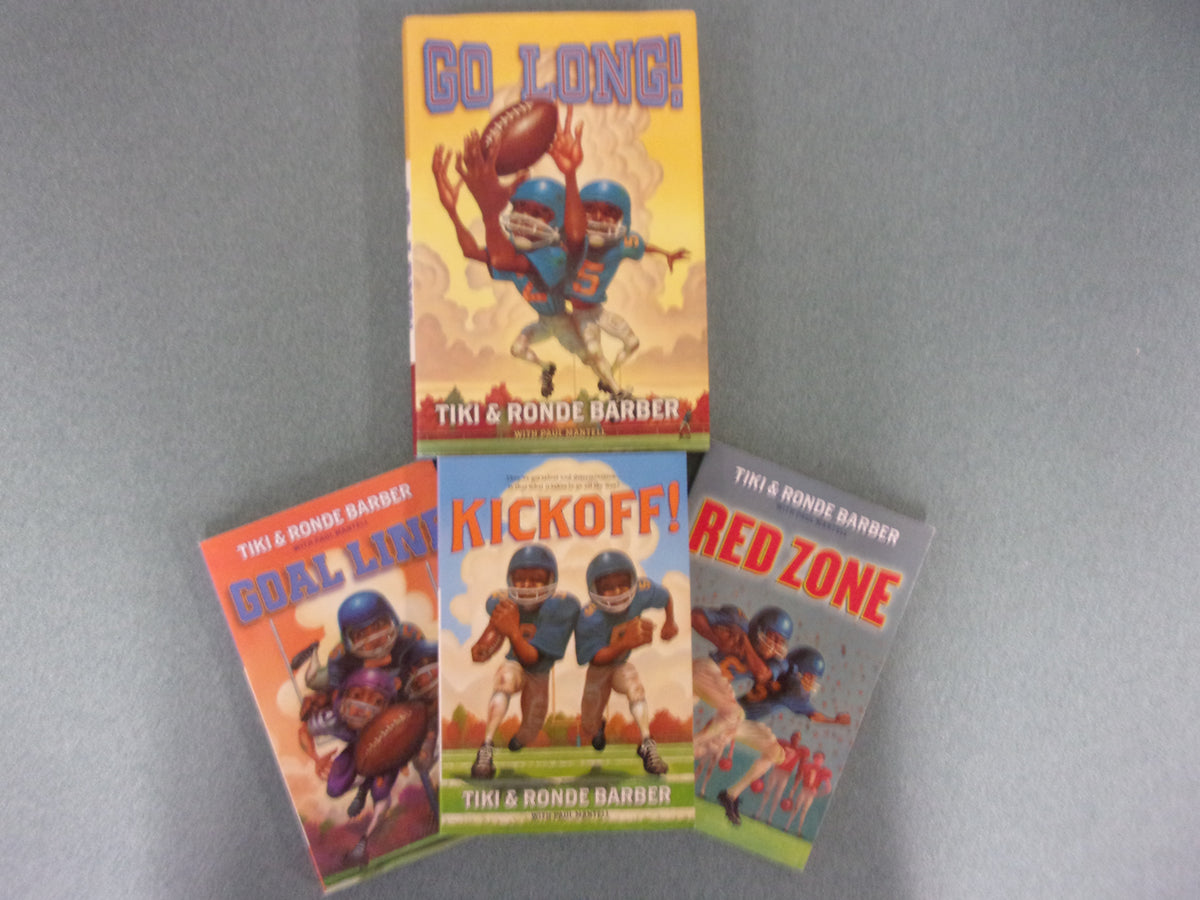 Set of 4 Barber Game Time Chapter Books by Tiki & Ronde Barber (1 HC/D –  Friends of the St Mary's County Library