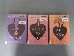 The Alex & Eliza Trilogy by Melissa de la Cruz (Ex-Library HC/DJ)