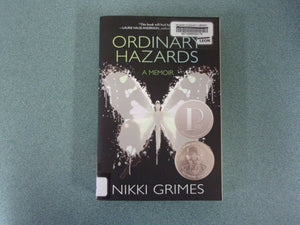 Ordinary Hazards: A Memoir by Nikki Grimes (Ex-Library Paperback) 2022!
