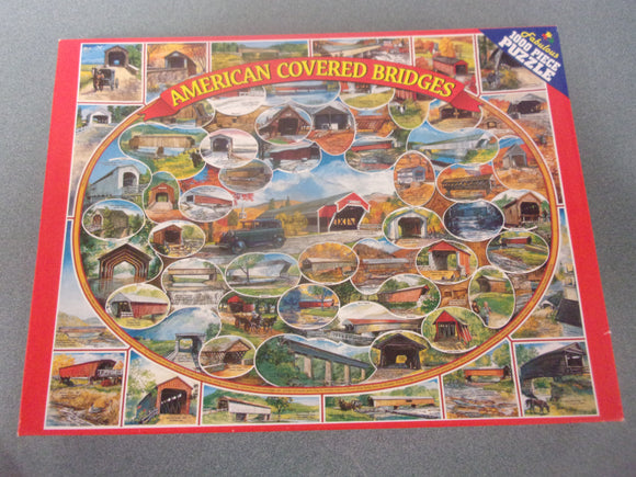 American Covered Bridges White Mountain Puzzle (1000 Pieces)