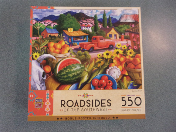 Summer Fresh: Roadsides of the Southwest Puzzle (550 Pieces)