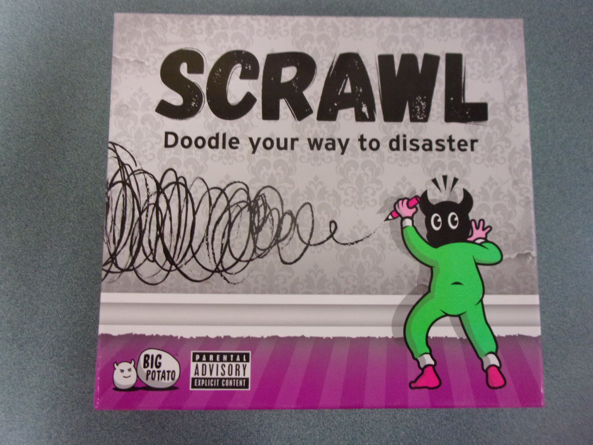 Scrawl Doodle Your Way to Disaster Board Game (Game) – Friends of the St  Mary's County Library