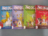 Two Dogs in a Trench Coat: Books 1 - 4 by Julie Falatko (Ex-Library HC)