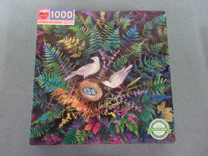 Birds In Fern Puzzle (1000 Pieces)
