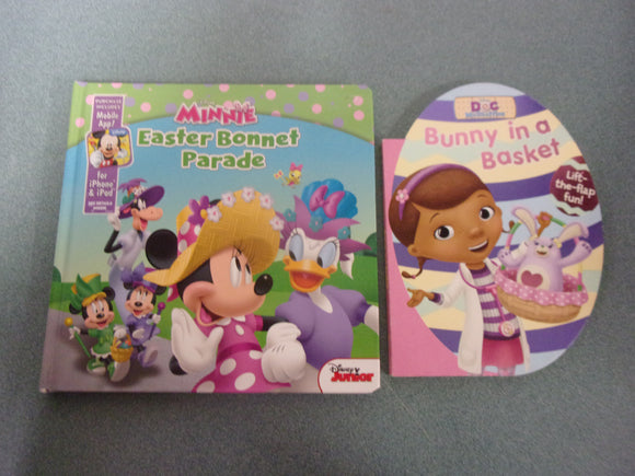 Minnie Mouse Easter Bonnet Parade + Doc McStuffins Bunny In A Basket (Board Books)