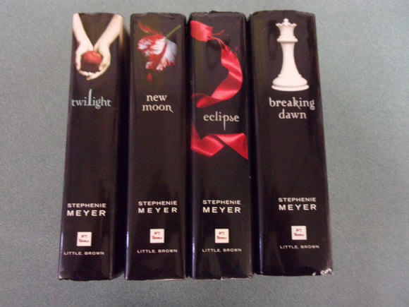 Twilight Saga: Books 1-4 by Stephenie Meyer (HC/DJ and Paperback Set)