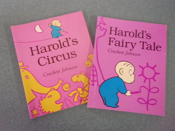 Purple Crayon Books: Harold's Circus + Harold's Fairy Tale by Crockett Johnson (Small Format Paperback)