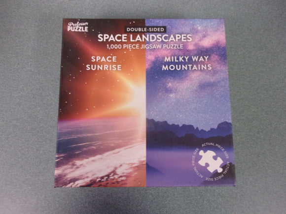 Space Landscapes Double-Sided Puzzle (1000 Pieces)