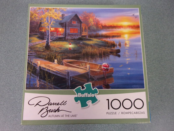 Autumn At The Lake Darrell Bush Buffalo Puzzle (1000 Pieces)