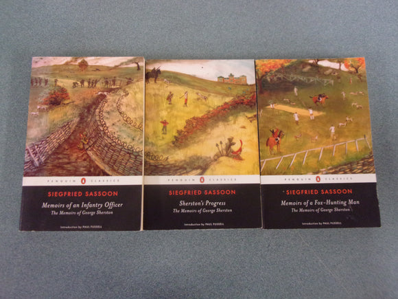 The George Sherston Trilogy: Books 1-3 by Siegfried Sassoon (Trade Paperbacks)
