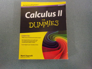Calculus II For Dummies: 2nd Edition by Mark Zegarelli (Paperback)