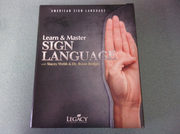 Learn & Master Sign Language with Stacey Webb & Dr. Byron Bridges (Book w/ 25 Instructional DVDs)