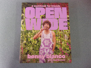 Open Wide: A Cookbook for Friends by Benny Blanco and Jess Damuck (HC) 2024!