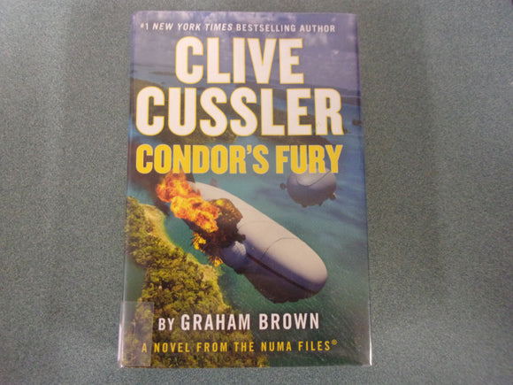 Clive Cussler Condor's Fury: NUMA Files, Book 20 by Graham Brown (Ex-Library HC/DJ) 2023!