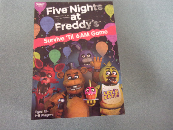 Five Nights at Freddy's Survive 'Til 6 AM Game (Board Game)