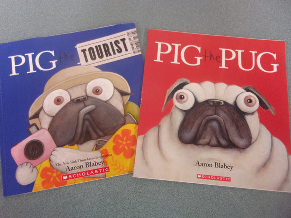 Pig The Pug and Pig The Tourist by Aaron Blabey (Paperback)