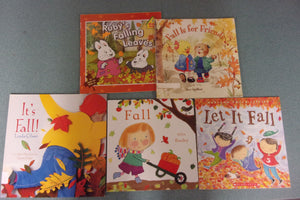 Set of 5 Fall-Themed Picture Books by Various Authors (Paperback)