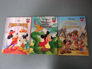 Disney's Wonderful World Of Reading: The Three Musketeers, The Prince and the Pauper, and Mickey and the Beanstalk by Disney (HC)