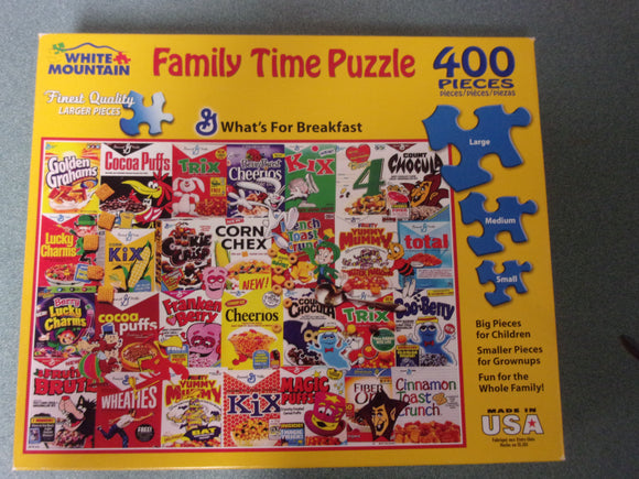 What's For Breakfast? Family Time White Mountain Puzzle (400 Pieces)