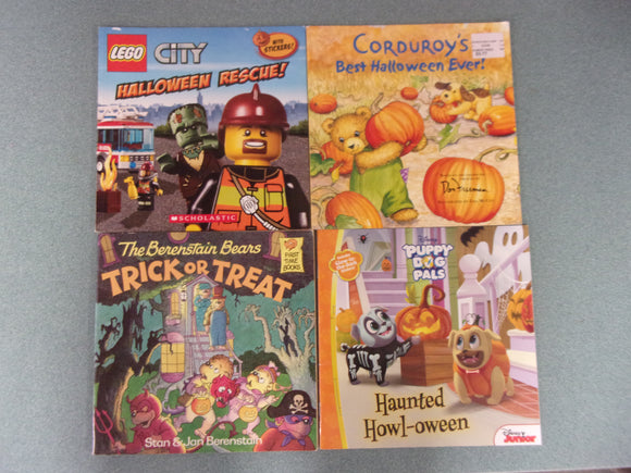 Set of 4 Halloween Themed Picture Books (Paperback)