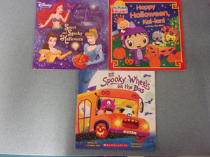 Set of Three Halloween Themed Picture Books (Paperback)