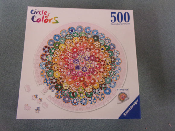 Circle of Colors Donuts Ravensburger Puzzle (500 Pieces)