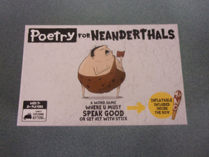 Poetry For Neanderthals (Board Game)