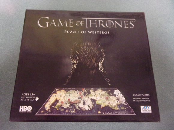 Game of Thrones Puzzle of Westeros (1400+ Pieces + 65+ Detailed Buildings)