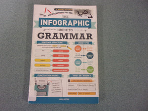 The Infographic Guide to Grammar: A Visual Reference for Everything You Need to Know by Jara Kern (Ex-Library Paperback)