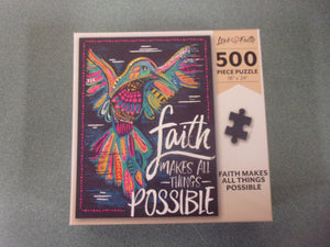 Faith Makes All Things Possible Puzzle (500 Pieces)