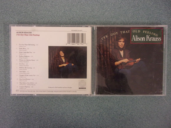 Alison Krauss: I've Got That Old Feeling (Music CD)