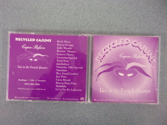 Recycled Cajuns, Cajun Rafaire: Live in the French Quarter (Music CD)