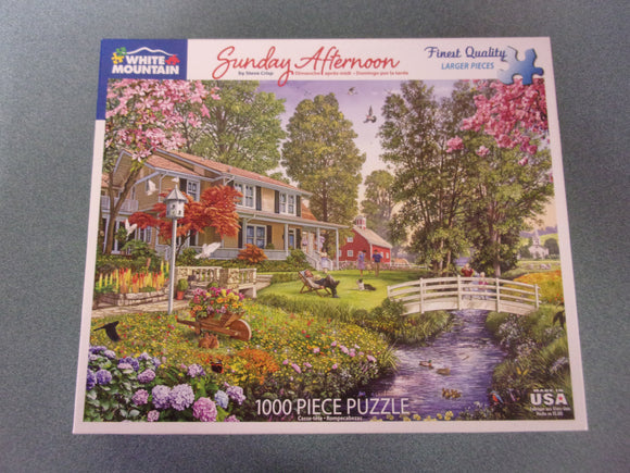 Sunday Afternoon White Mountain Puzzle (1000 Pieces)