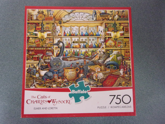 Elmer and Loretta: The Cats of Charles Wysocki Buffalo Puzzle (750 Pieces)