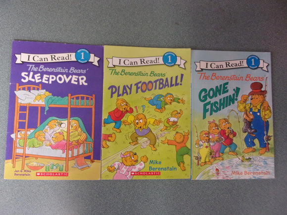 Set of 3 Berenstain Bears Level 1 Readers by Jan and Mike Berenstain (Paperback)