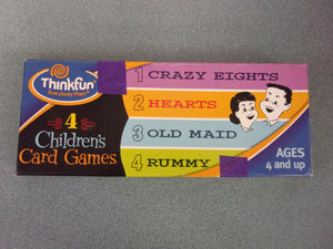 4 Children's Card Games: Old Maid, Animal Rummy, Hearts, and Crazy Eights (Game)