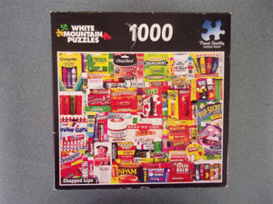 Chapped Lips White Mountain Puzzle (1000 Pieces)
