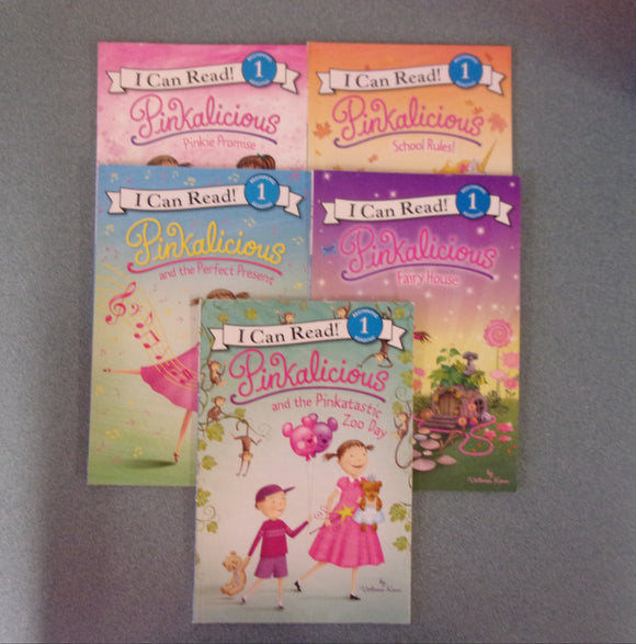 Set of 5 Level One Pinkalicious Readers by Victoria Karr (Paperback)