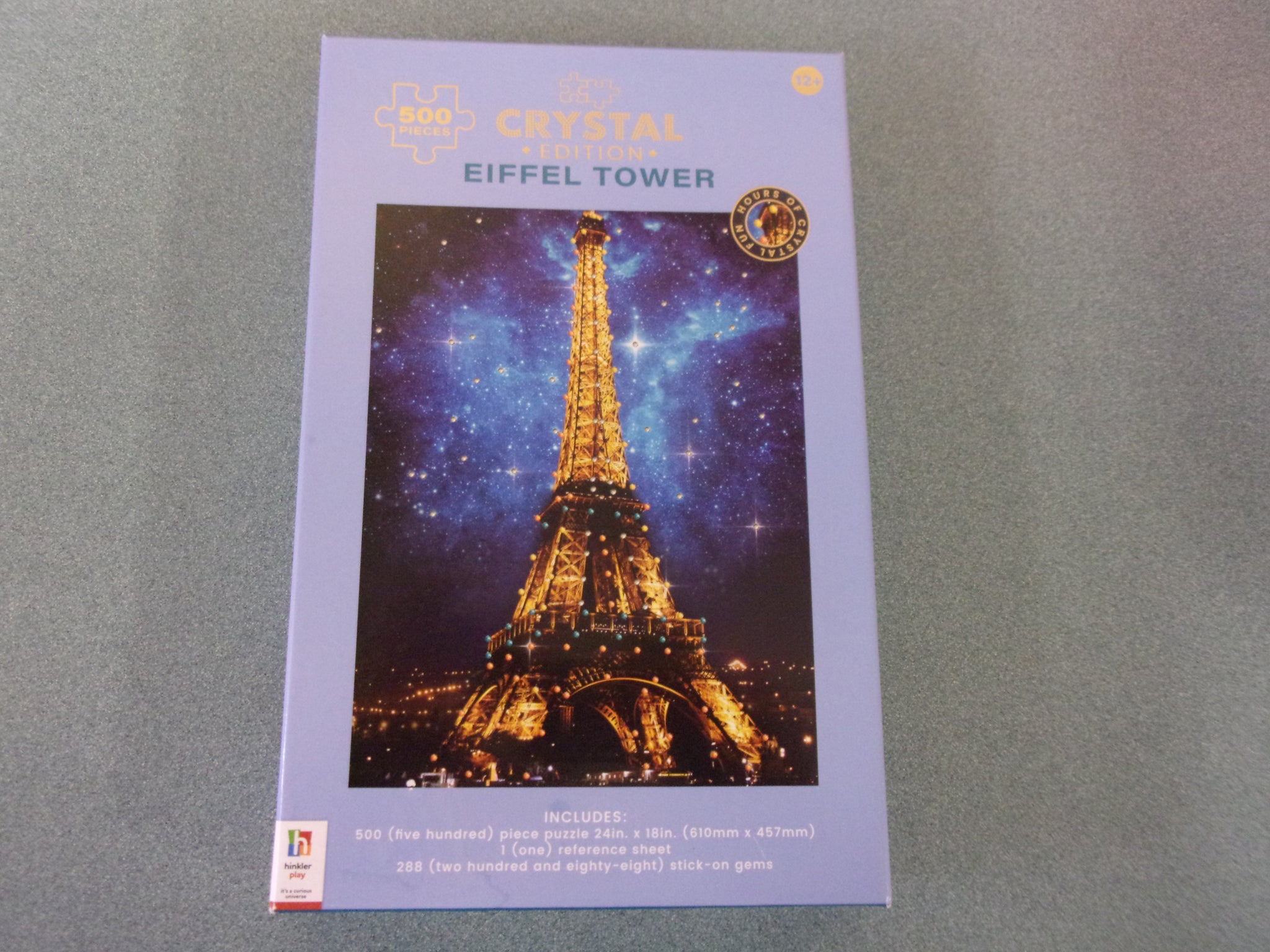 Crystal Edition Eiffel Tower Puzzle (500 Pieces) Friends of the St Crystal Edition Eiffel Tower Puzzle (500 Pieces) Friends of the St