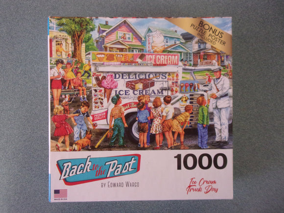 Ice Cream Truck Day Back to the Past Puzzle (1000 Pieces)