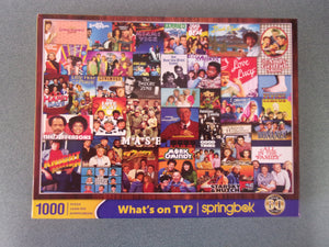 What's on TV? Springbok Puzzle (1000 Pieces)